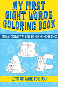 My first Sight Words Coloring Book