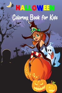 Halloween coloring book for kids
