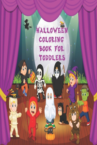 Halloween Coloring Book for Toddlers