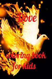 Dove coloring book for kids