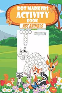Dot Markers Activity Book ABC Animals.