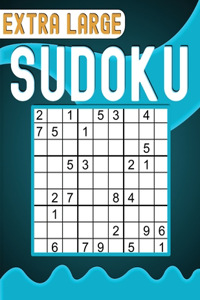 Extra Large Print Sudoku Books for Adults and Seniors.