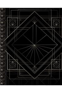 Decorated Gatsby Style Sketchbook - Blank