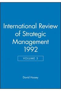 International Review of Strategic Management 1992