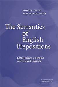 Semantics of English Prepositions