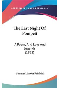 The Last Night Of Pompeii