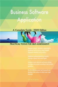 Business Software Application A Complete Guide - 2020 Edition