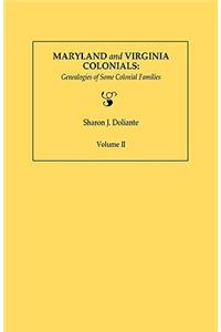 Maryland and Virginia Colonials