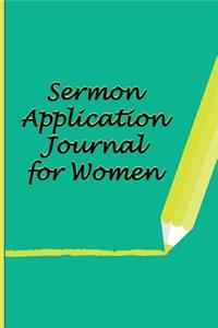 Sermon Application Journal