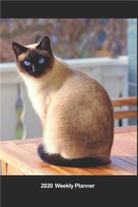 Plan On It 2020 Weekly Calendar Planner - I Love Siamese Cats