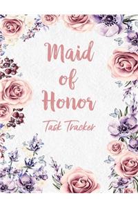 Maid of Honor Task Tracker: Bridal Party Tasks and Party Planner