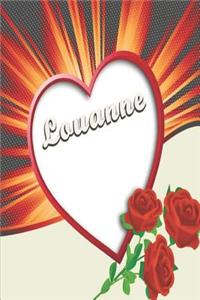 Louanne: First Name Louanne Personalized Notebook