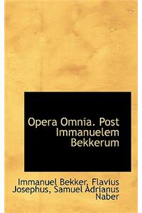 Opera Omnia. Post Immanuelem Bekkerum