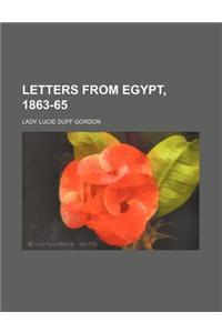 Letters from Egypt, 1863-65