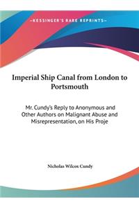 Imperial Ship Canal from London to Portsmouth