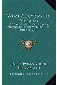 What A Boy Saw In The Army