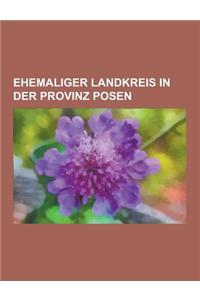 Ehemaliger Landkreis in Der Provinz Posen: Kreis Wirsitz, Landkreis Bromberg, Kreis Kolmar I. Posen, Landkreis Fraustadt, Kreis Krotoschin, Kreis Schr