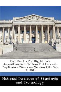 Test Results for Digital Data Acquisition Tool