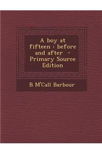 Boy at Fifteen