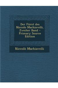 Der Furst Des Niccolo Machiavelli, Zweiter Band