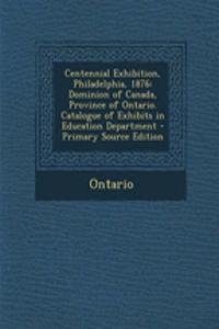 Centennial Exhibition, Philadelphia, 1876
