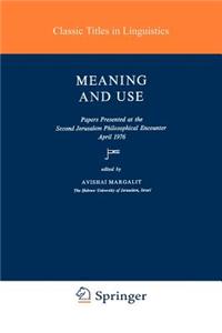 Meaning and Use