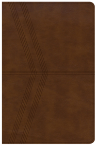 NKJV Ultrathin Reference Bible, Brown Deluxe Leathertouch