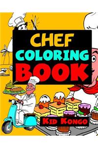 Chef Coloring Book
