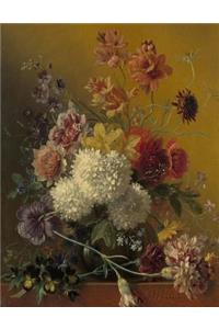 Still Life with Flowers, G.J.J. Van Os. Blank Journal