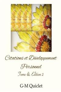 Citations Et Developpement Personnel Tome Et Edition 2