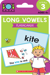 Bob Books - Long Vowels Flashcards Phonics, Ages 4 and Up, Kindergarten (Stage 3: Developing Reader)