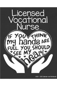Licensed Vocational Nurse 2020-2021 Calendar and Notebook