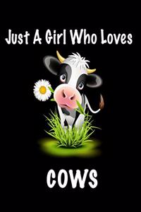 just a girl who loves cows hoodie