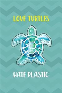 Love Turtles Hate Plastic