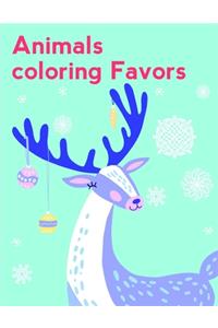 Animals Coloring Favors