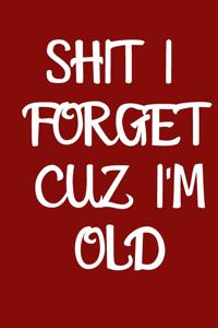 Shit I Forget Cuz I'm Old