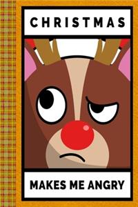 Christmas Tree Makes Me With Funny Deer