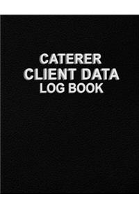 Caterer Client Data Log Book