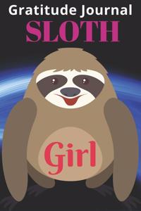 Gratitude Journal Sloth Girl