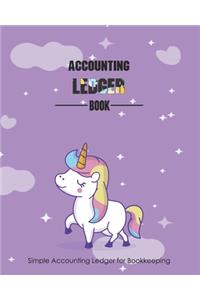 Accounting Ledger Book Simple Accounting Ledger Book For Bookkeeping
