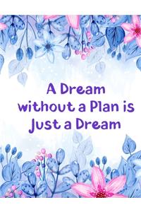 A Dream without a Plan is just a Dream