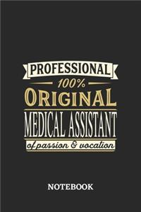 Professional Original Medical Assistant Notebook of Passion and Vocation
