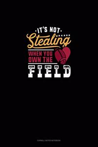 It's Not Stealing When You Own The Field