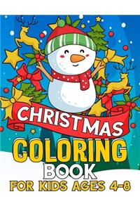 Christmas Coloring Book for Kids Ages 4-8