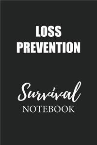 Loss Prevention Survival Notebook: Small Undated Weekly Planner for Work and Personal Everyday Use Habit Tracker Password Logbook Music Review Playlist Diary Journal