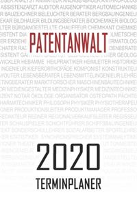 Patentanwalt - 2020 Terminplaner