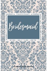 Bridesmaid Small Size Blank Journal-Wedding Planner&To-Do List-5.5