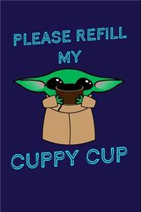 Cuppy Cup Notebook - Blank Lined Paper