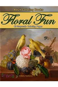 Adult Coloring Books Floral Fun