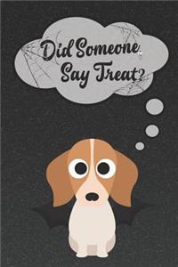 Beagle Lined Notebook